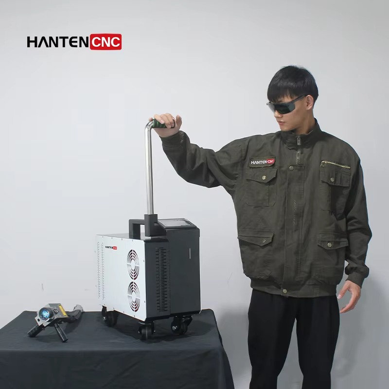 Industrial Laser Paint Remover - コンパクトレーザー洗浄ツール 金属錆酸化物塗料除去装置 表面修復 工業メンテナンスシステム