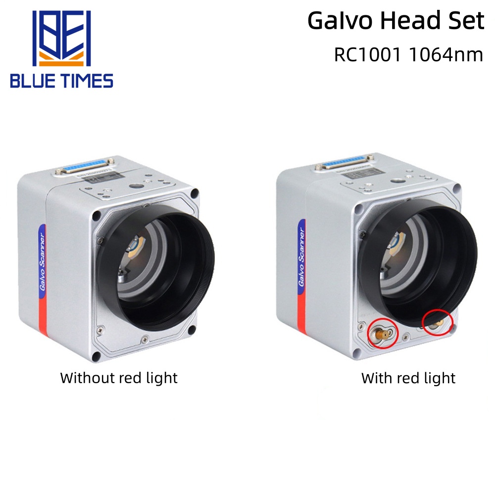 Galvo Scan Head - Bluetimes RC1001 ファイバーレーザースキャニングガルボヘッドセット 10.6um &1064nm &