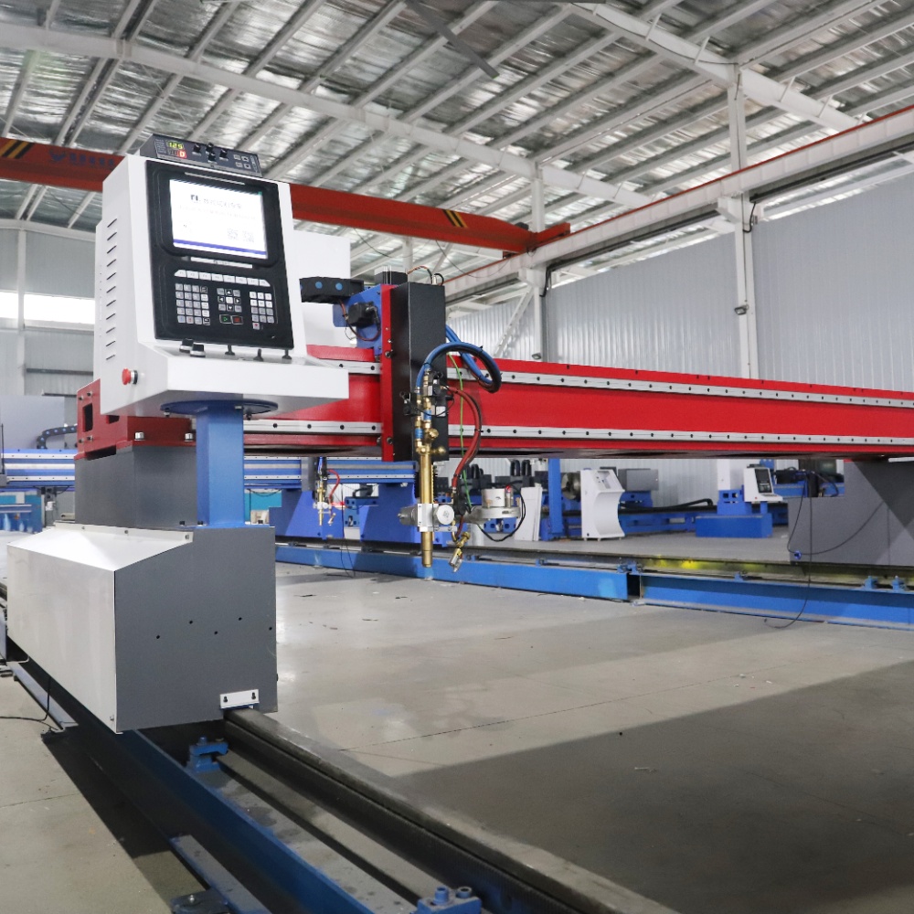Cnc Plasma Cutter - 耐久性のあるガントリー型CNCプラズマ切断機（亜鉛メッキ鋼板、鉄骨構造橋梁建設用）