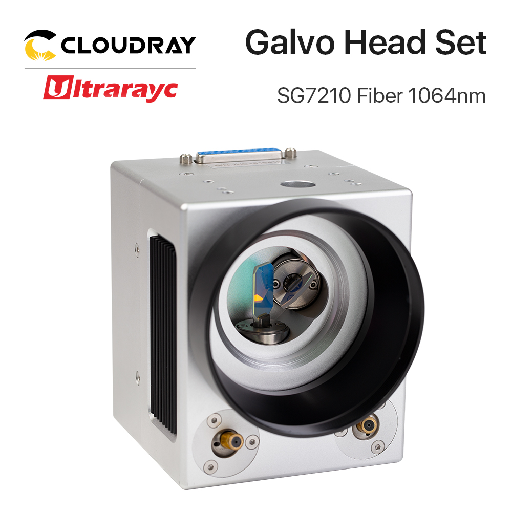 Galvo Scan Head - Clouddray-ファイバーレーザースキャナーモデルG7210 sg7210r,赤いポインター付き,0〜100w,10mm絞り値