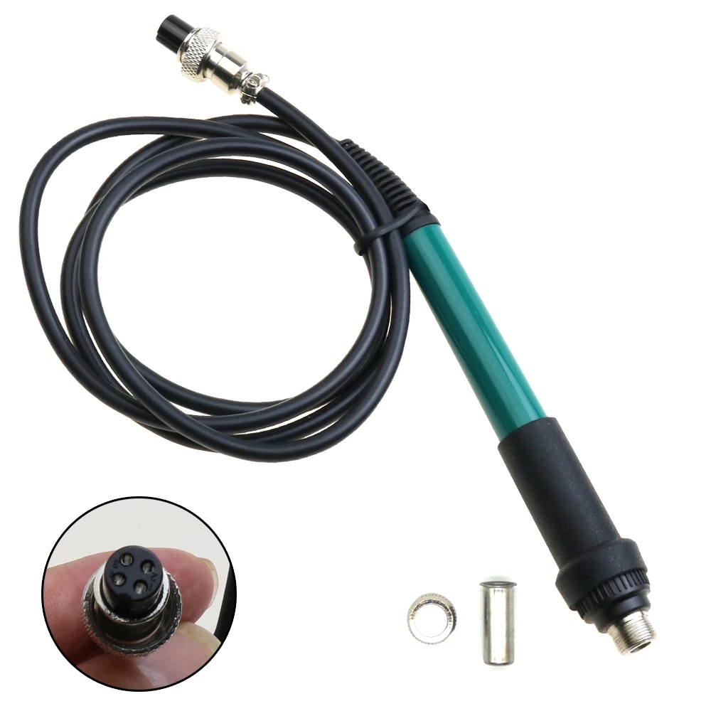 Industrial Laser Soldering Iron - 4ピン T12-907 グリーンハンドル 1.1m STM32 T12-952/828/726/951/942