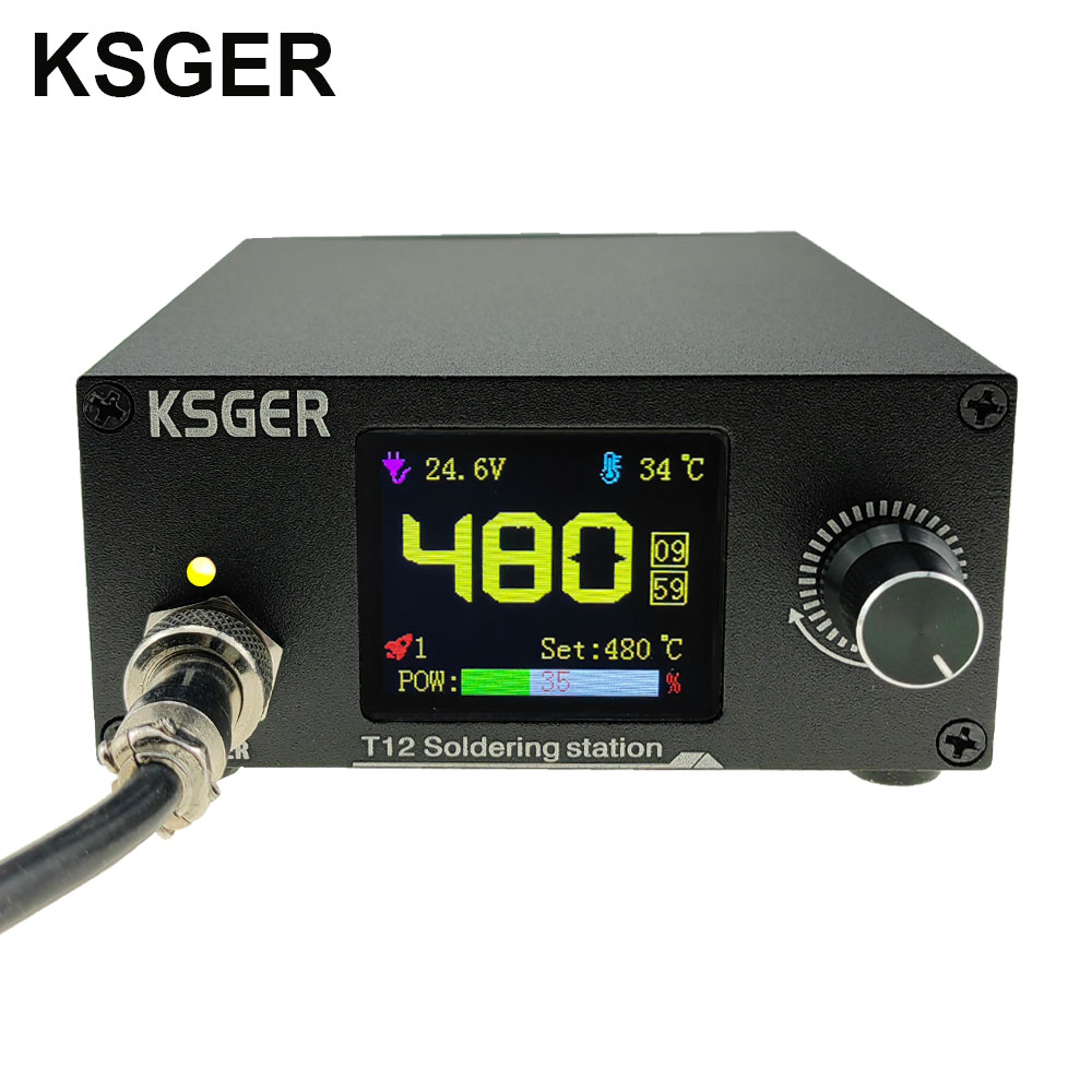 Industrial Laser Soldering Iron - KSGER T12 はんだステーションアイロンのヒント STC コントローラ V2.3