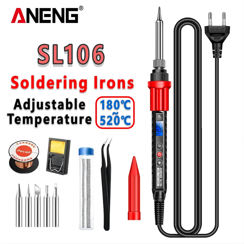 Industrial Laser Soldering Iron - ANENG SL106 電動はんだごて 温度調節可能 溶接 はんだ付け
