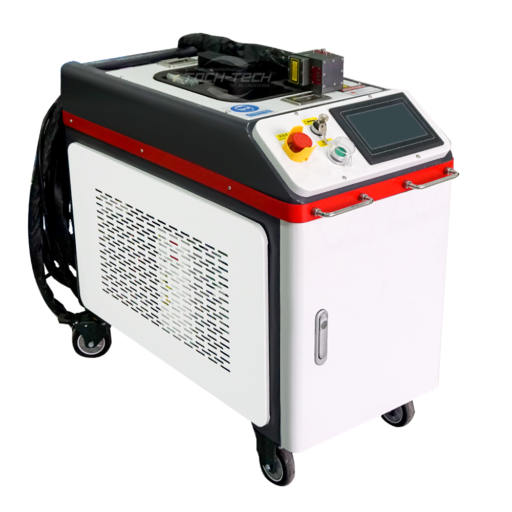 Industrial Laser Paint Remover - 高品質産業用200w 300w 500Wハンドヘルドパルスレーザー洗浄機、錆除去、タイヤ型用レーザーペイントオイルクリーナー