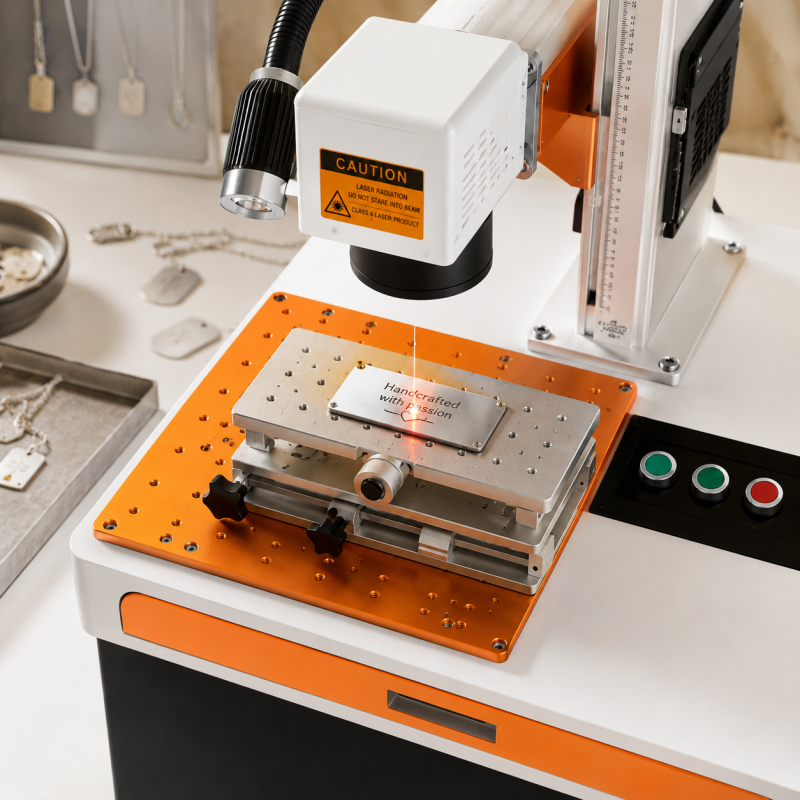 Industrial Grade Laser Engraver - オンラインファイバーレーザーマーキングマシン、コンベア用電子部品、深金属彫刻、工業グレード、卸売業者