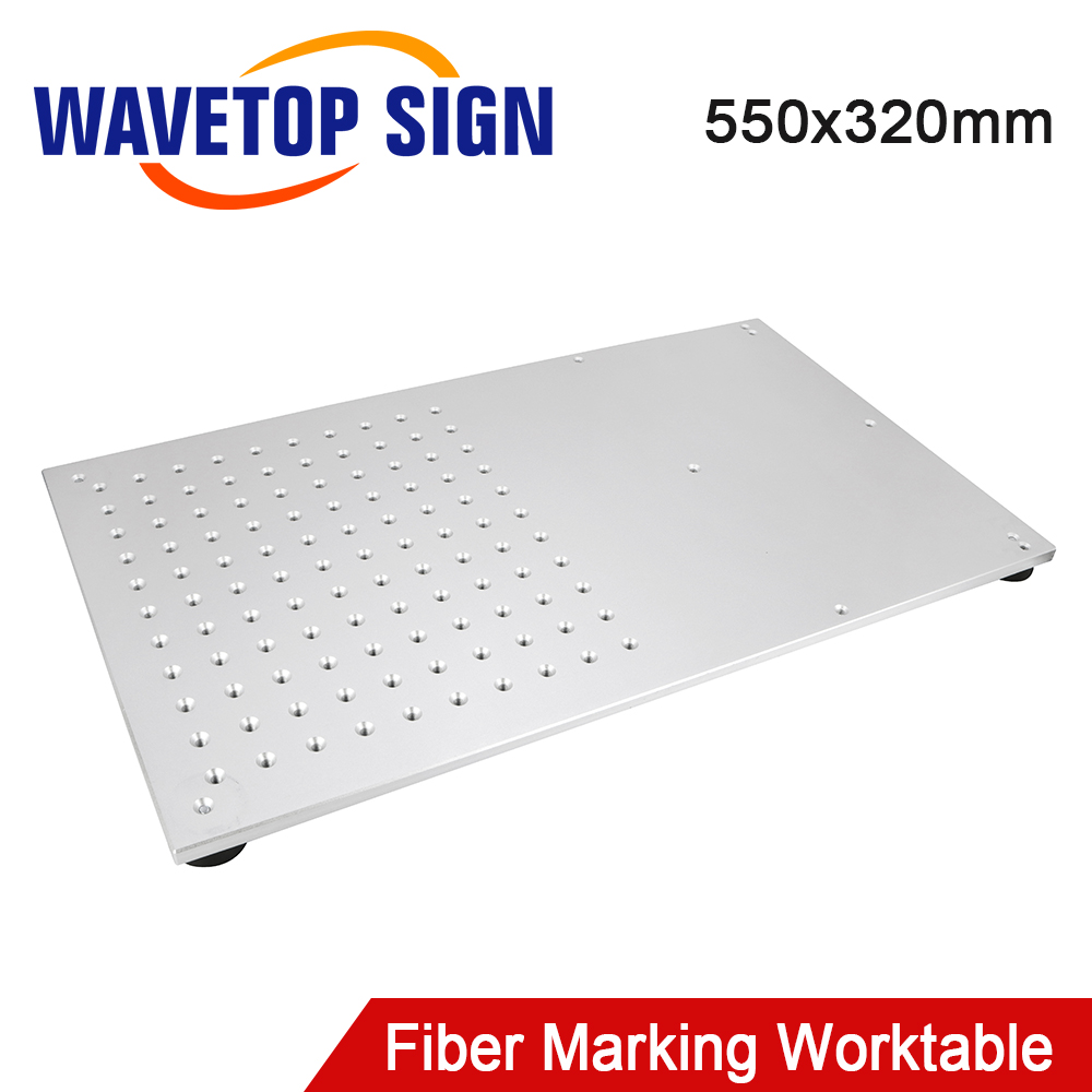 Laser Marking Machine - SignkoRay 金属作業台 550x320mm DIY 1064nm ファイバーレーザーマーキングマシン部品用リフトテーブルの標準サイズ