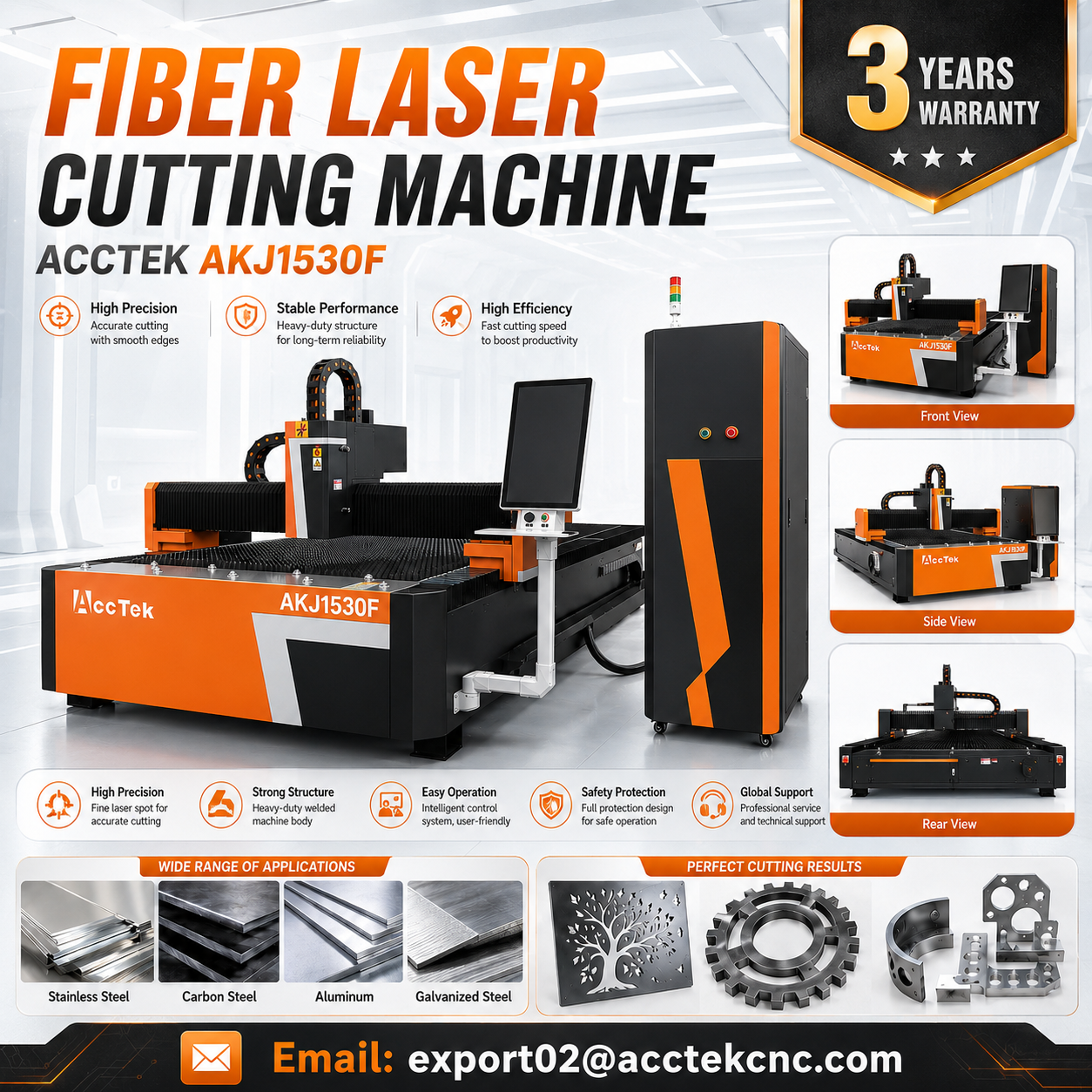 Industrial Laser Cutter For Metal - 高精度ファイバーレーザーカッター3000w Raycus CNC金属板切断機5×10フィート 産業用金属切断機