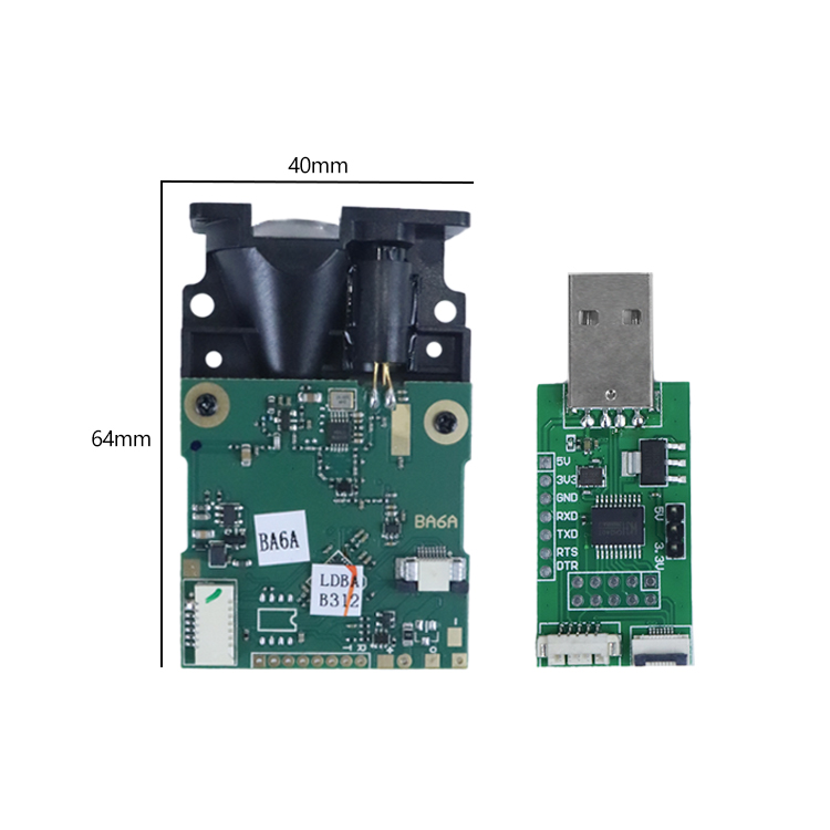 Industrial Laser Measuring Device - 20HZ光学センサーチップ搭載レンジファインダー、100mレーザー距離測定器（TX/RX付き）、産業監視機器用