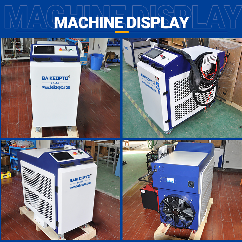Industrial Laser Paint Remover - 1500Wファイバーレーザー洗浄機、錆除去、塗料除去、酸化層除去、工業用金属表面処理