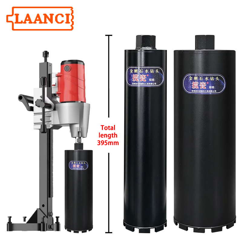 Industrial Laser Drill - LAANCIレーザー溶接ダイヤモンドコアドリルビット（鉄筋コンクリート用）-直径25〜254mm、全長400mm、M22ネジ接続