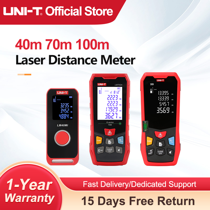 Industrial Laser Rangefinder - UNI-T レーザー距離計 40 メートル 60 メートル