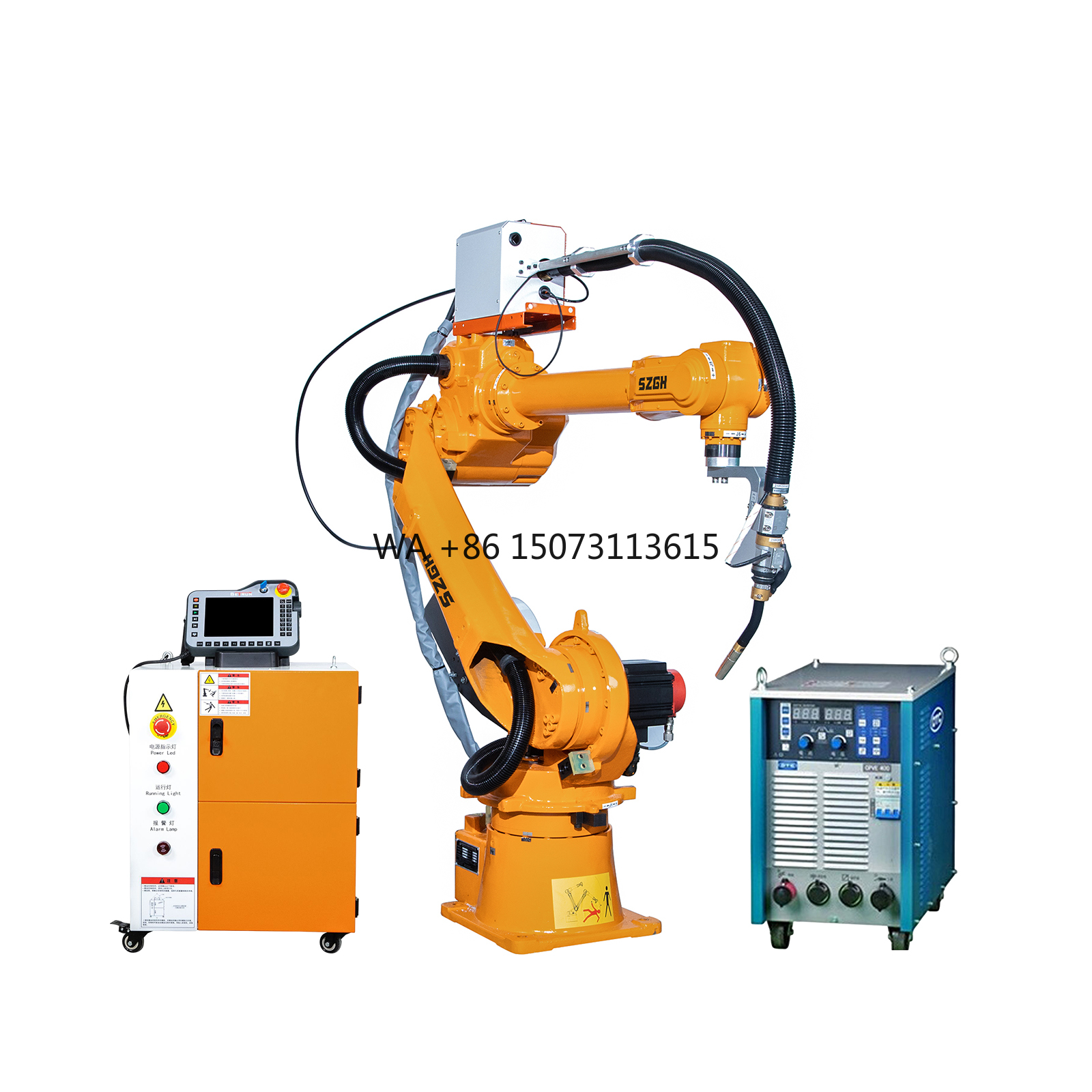 Industrial Laser Systems - 工場直販 SZGH-H2100-B-6 6軸溶接ロボット 2100mm炭素鋼パイプラインシステム CE認証 10年以上の製造実績