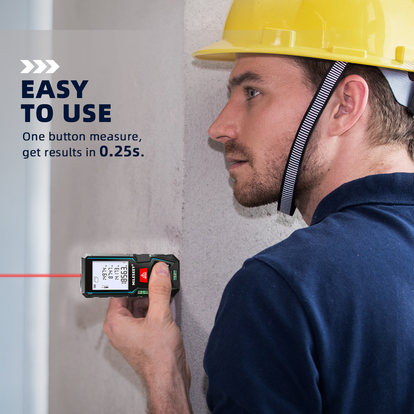 MILESEEY レーザー距離計 X5 レーザーテープメータ - Industrial Laser Rangefinder のレビューと価格