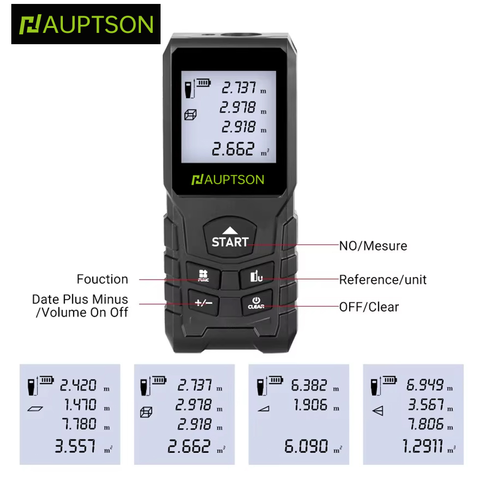 HAUPTSON 70/100 メートルレーザー距離計距離計 - Industrial Laser Rangefinder のレビューと価格
