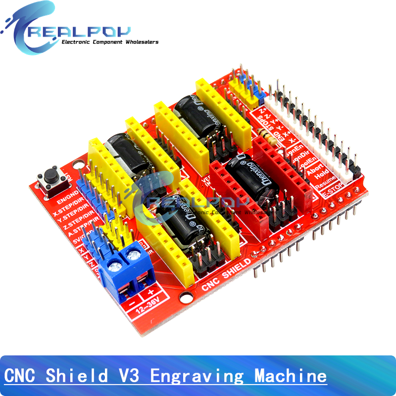 CNCシールドV3彫刻機3Dプリンター + 4個DRV882 - Limit Switch Cnc のレビューと価格