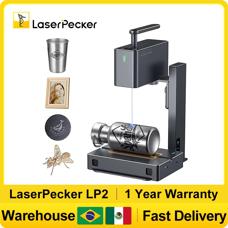 Laserpecker-ポータブルレーザー彫刻機,5W, B - Laser Marking Machine のレビューと価格