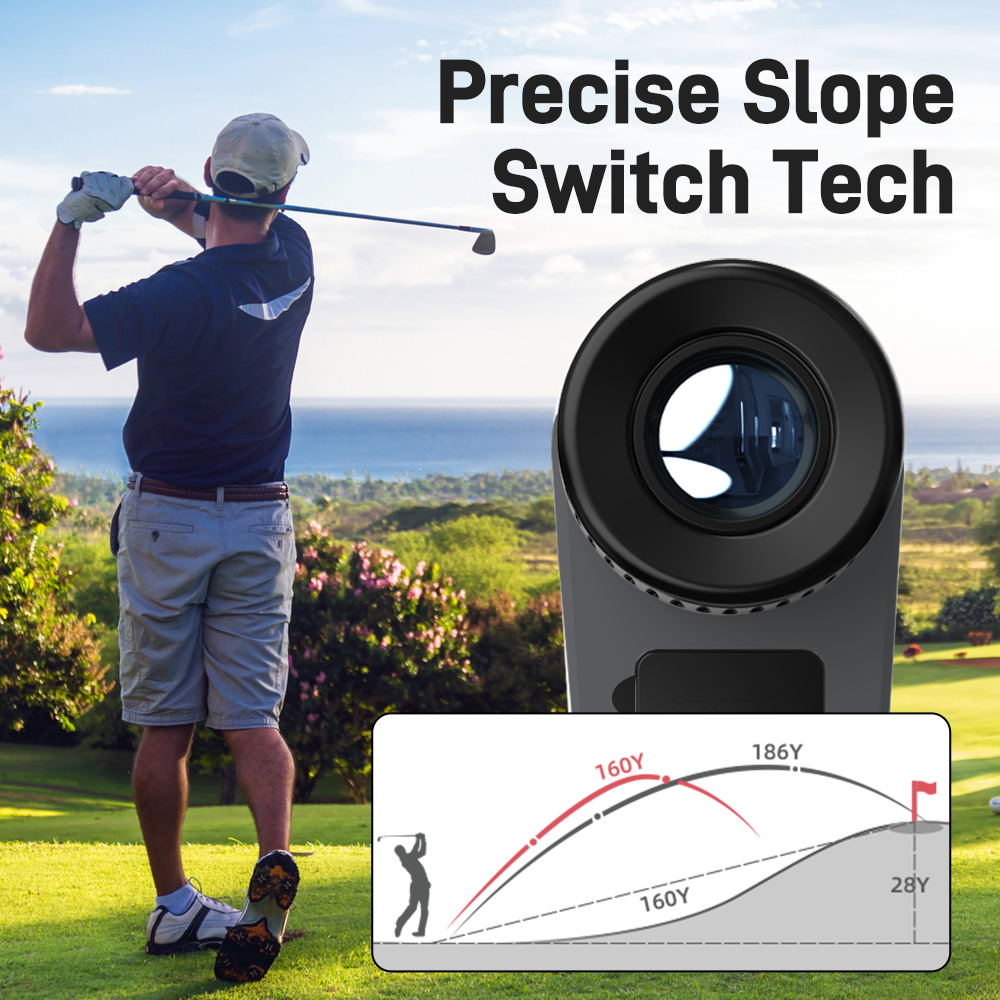 1090ヤードレーザー距離計 ゴルフ用、旗ロック機能付きゴル - Industrial Laser Rangefinder のレビューと価格