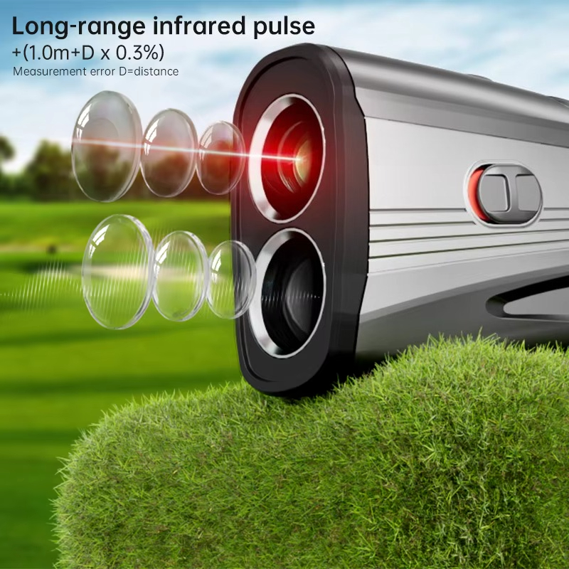 長距離レーザー距離計 OLED 赤と黒 2000ヤード 6倍 - Industrial Laser Rangefinder のレビューと価格
