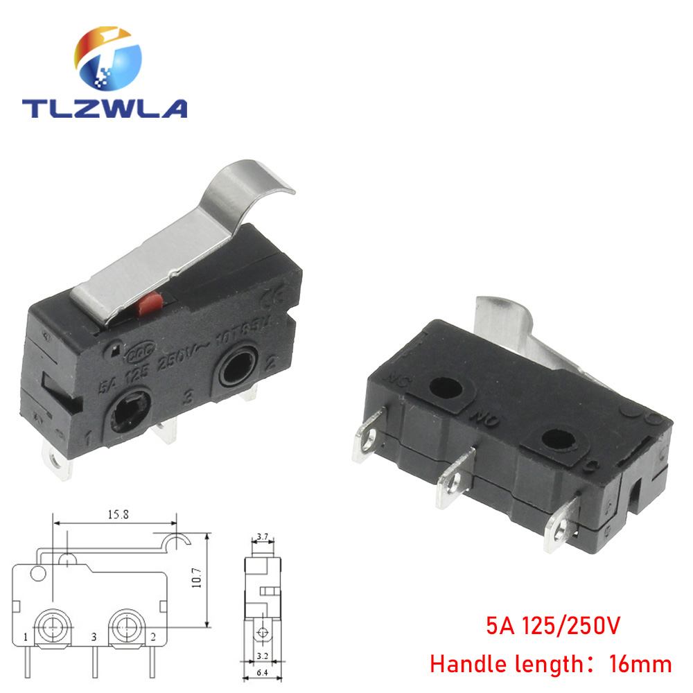 マイクロスイッチ銅接点 5A 125/250V ミニリミット - Limit Switch Cnc のレビューと価格