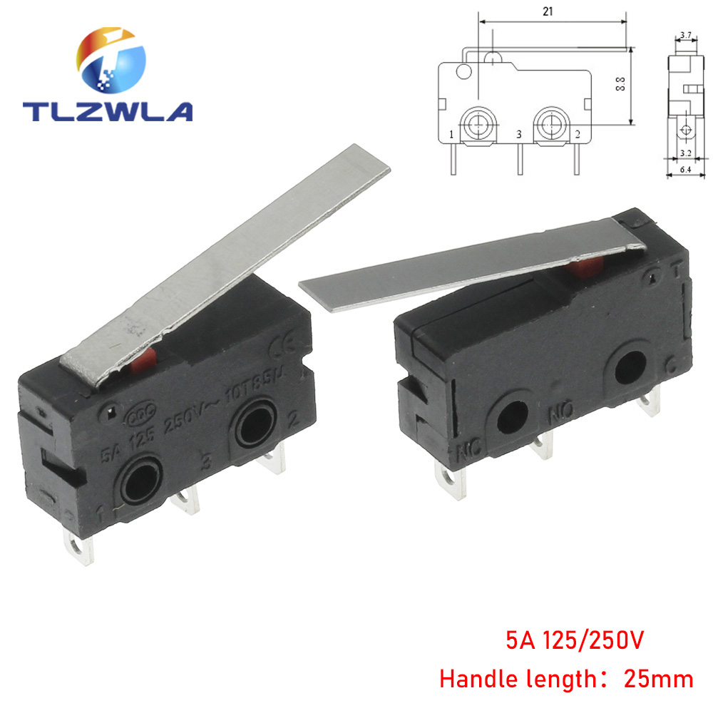 マイクロスイッチ銅接点 5A 125/250V ミニリミット - Limit Switch Cnc のレビューと価格