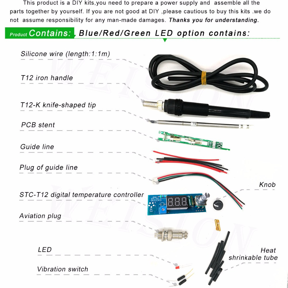 STC-T12 はんだごて DIY キット/ユニットデジタル - Industrial Laser Soldering Iron のレビューと価格