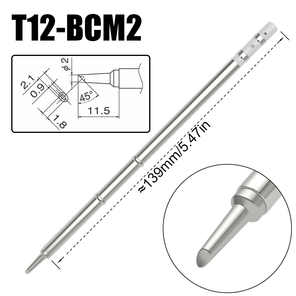 オリジナル T12-BCM2 はんだステーションヒント BC - Industrial Laser Soldering Iron のレビューと価格