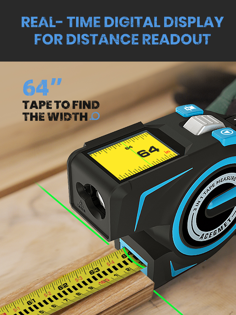 プロのレーザー巻尺、インスタントデジタル読み取り付き距離計、 - Industrial Laser Rangefinder のレビューと価格