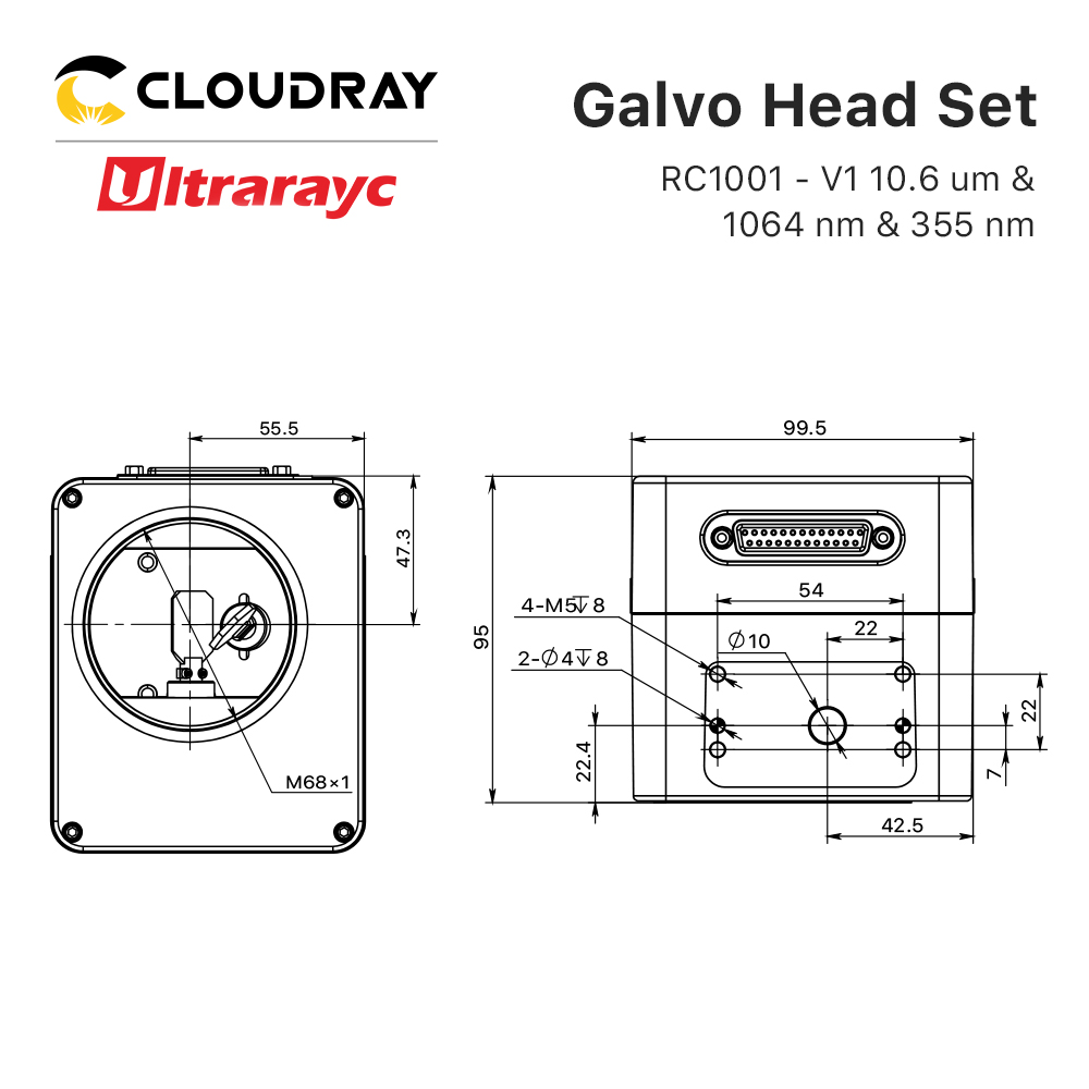 Ultrarayc RC1001-V1 スキャンガルボヘッド - Galvo Scan Head のレビューと価格