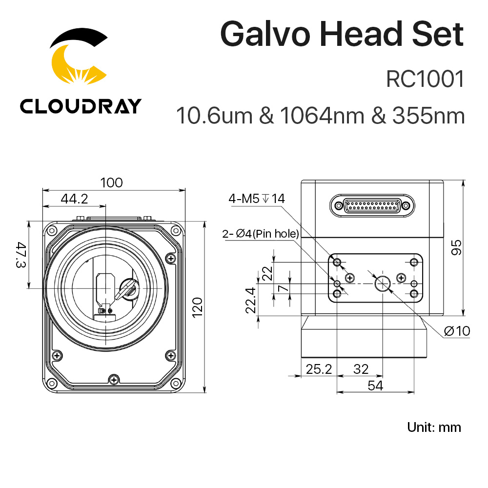 Ucldray-rc1001ファイバーレーザースキャナーセッ - Galvo Scan Head のレビューと価格