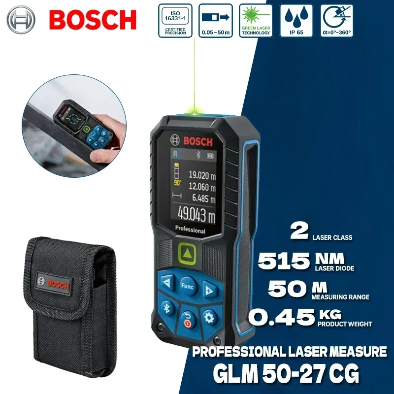 BOSCH GLM 50-27 CG レーザー距離計高精度軽 - Industrial Laser Rangefinder のレビューと価格