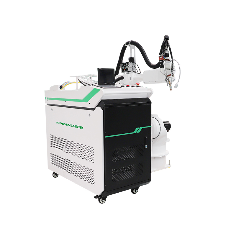6軸産業用ロボットアームレーザーファイバーレーザー溶接機、金 - Industrial Laser Welder Price のレビューと価格