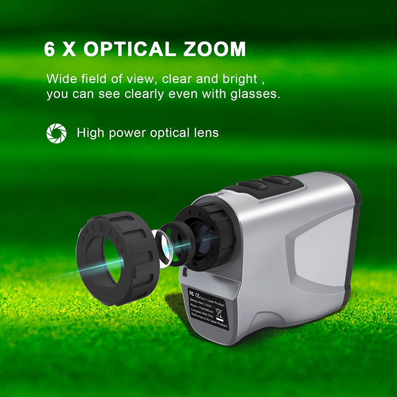 狩猟距離計 650 ヤードレーザー距離計 6 倍倍率振動角度 - Industrial Laser Rangefinder のレビューと価格