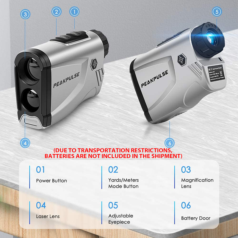 狩猟距離計 650 ヤードレーザー距離計 6 倍倍率振動角度 - Industrial Laser Rangefinder のレビューと価格
