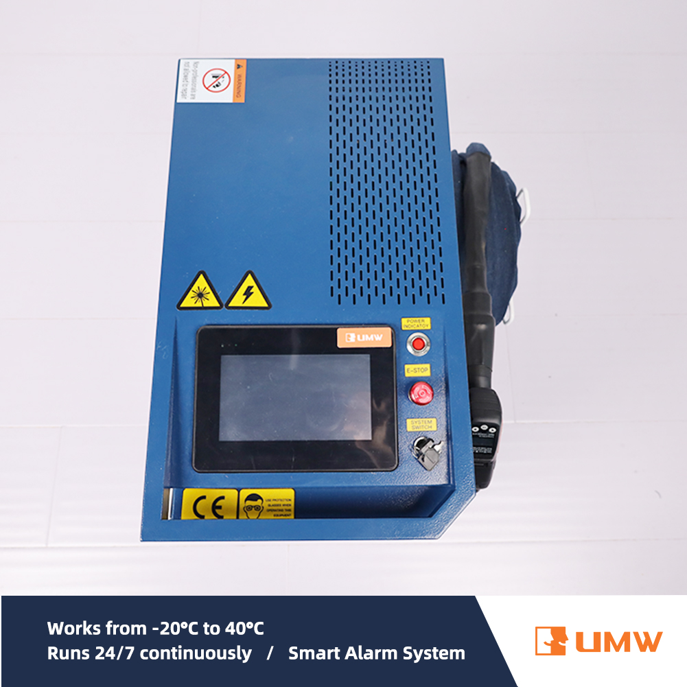 ハンドヘルド800Wファイバーレーザー溶接機 金属工業用4- - Industrial Laser Systems のレビューと価格