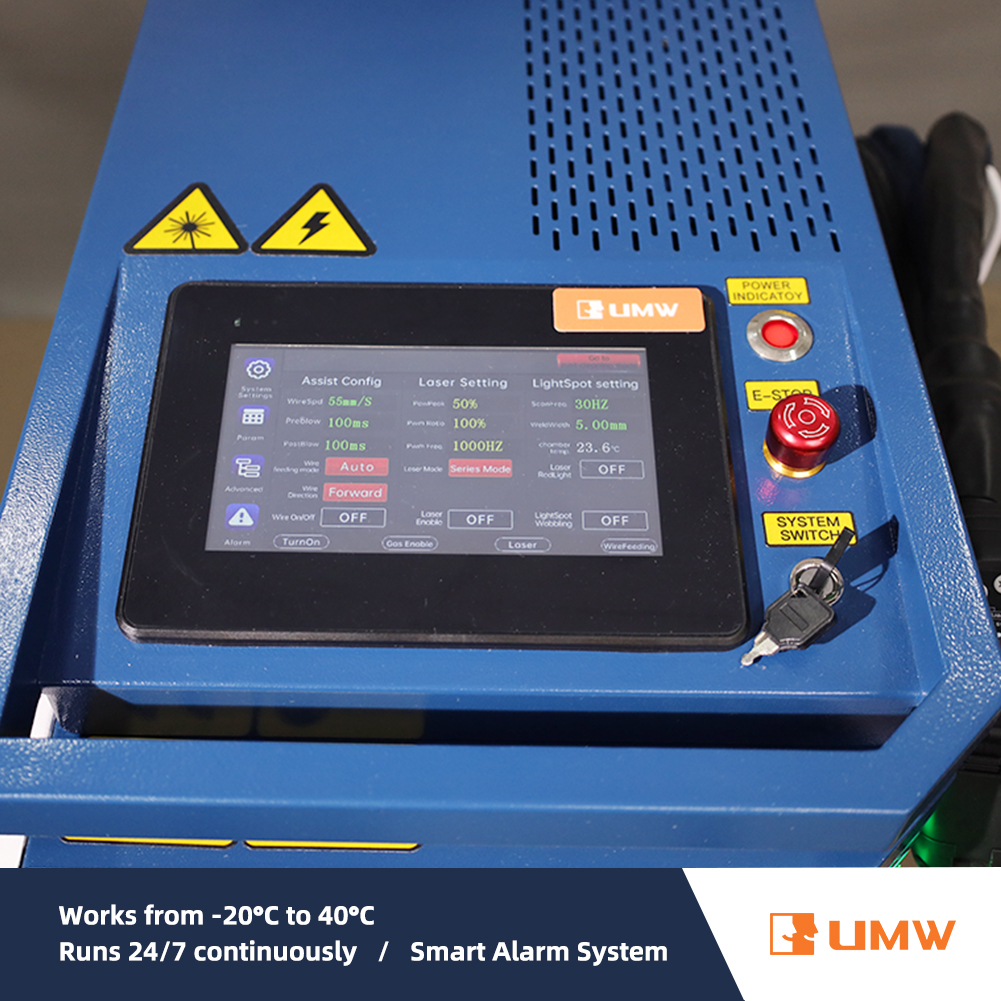 ハンドヘルド800Wファイバーレーザー溶接機 金属工業用4- - Industrial Laser Systems のレビューと価格