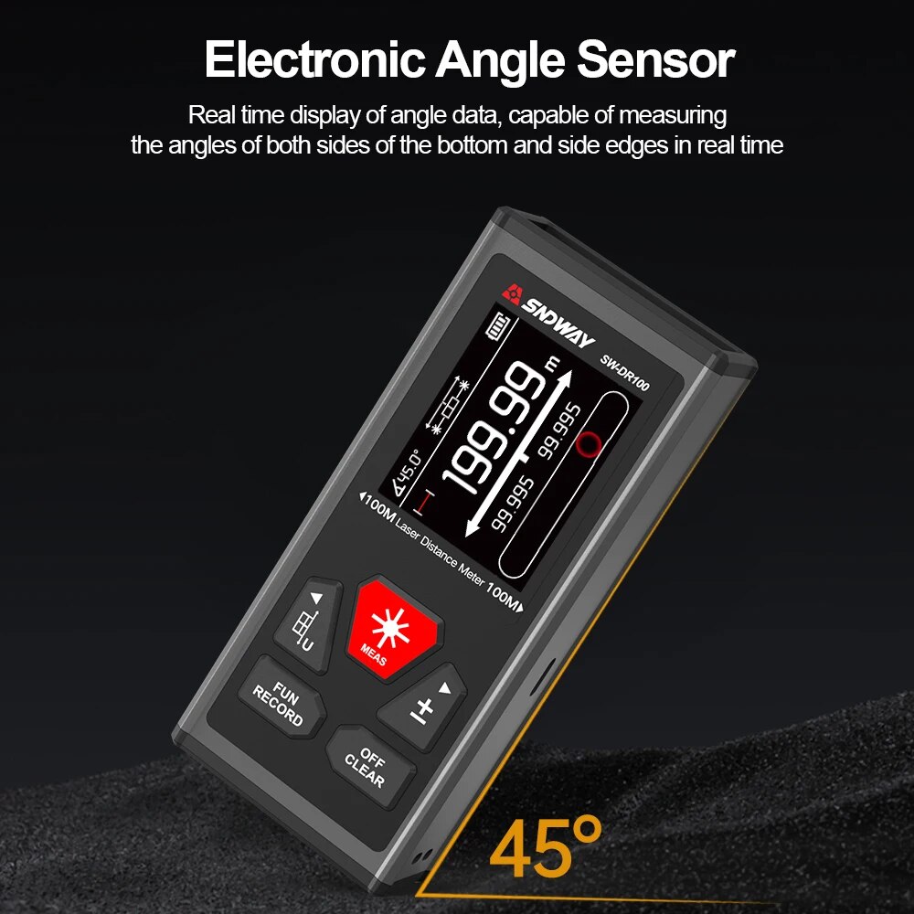 SNDWAY デュアルレーザー距離計充電式双方向レーザー距離 - Industrial Laser Rangefinder のレビューと価格