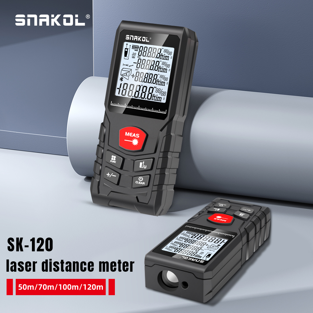 SNAKOL 3-in-1高精度レーザー距離計テープメジャー - Industrial Laser Rangefinder のレビューと価格
