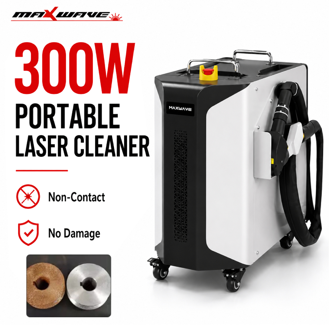 マックスウェーブ300Wレーザークリーナー ポータブルハンド - Industrial Laser Paint Remover のレビューと価格