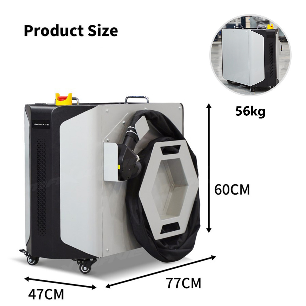 マックスウェーブ300Wレーザークリーナー ポータブルハンド - Industrial Laser Paint Remover のレビューと価格