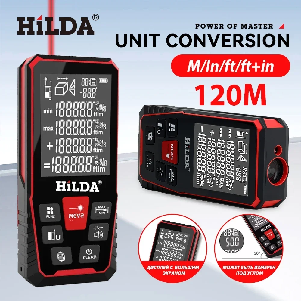 HILDA レーザー距離計 40/100/120 メートルデ - Industrial Laser Rangefinder のレビューと価格