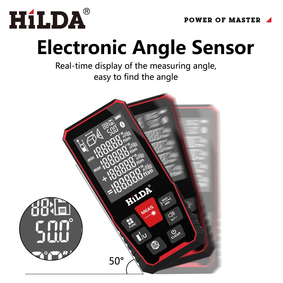 HILDA レーザー距離計 40/100/120 メートルデ - Industrial Laser Rangefinder のレビューと価格