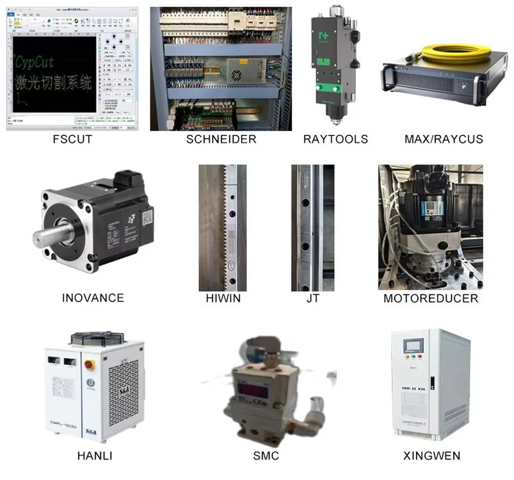 ヘビーデューティーオープンデザインファイバーレーザー切断機、 - Industrial Laser Cutters のレビューと価格