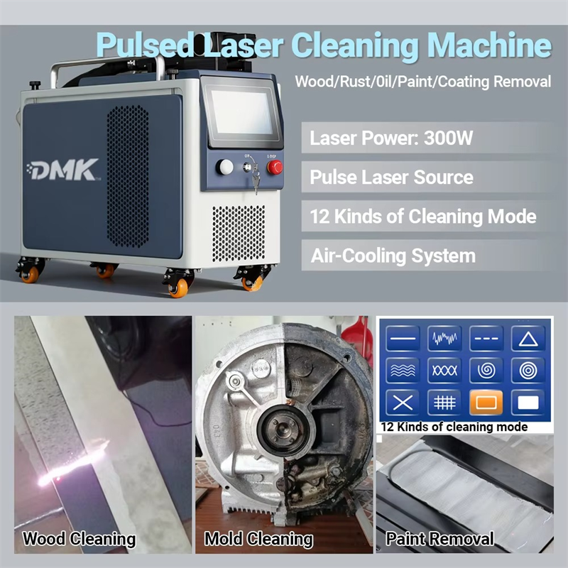 工業用300Wパルスレーザー洗浄装置 最新システム 重切削工 - Industrial Laser Systems のレビューと価格