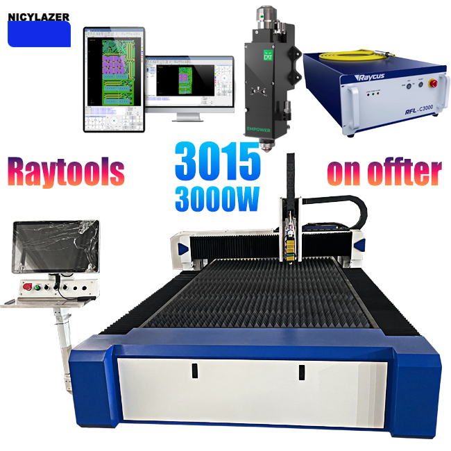 3000Wファイバーレーザー切断機 3015作業エリア CN - Industrial Laser Cutter For Metal のレビューと価格