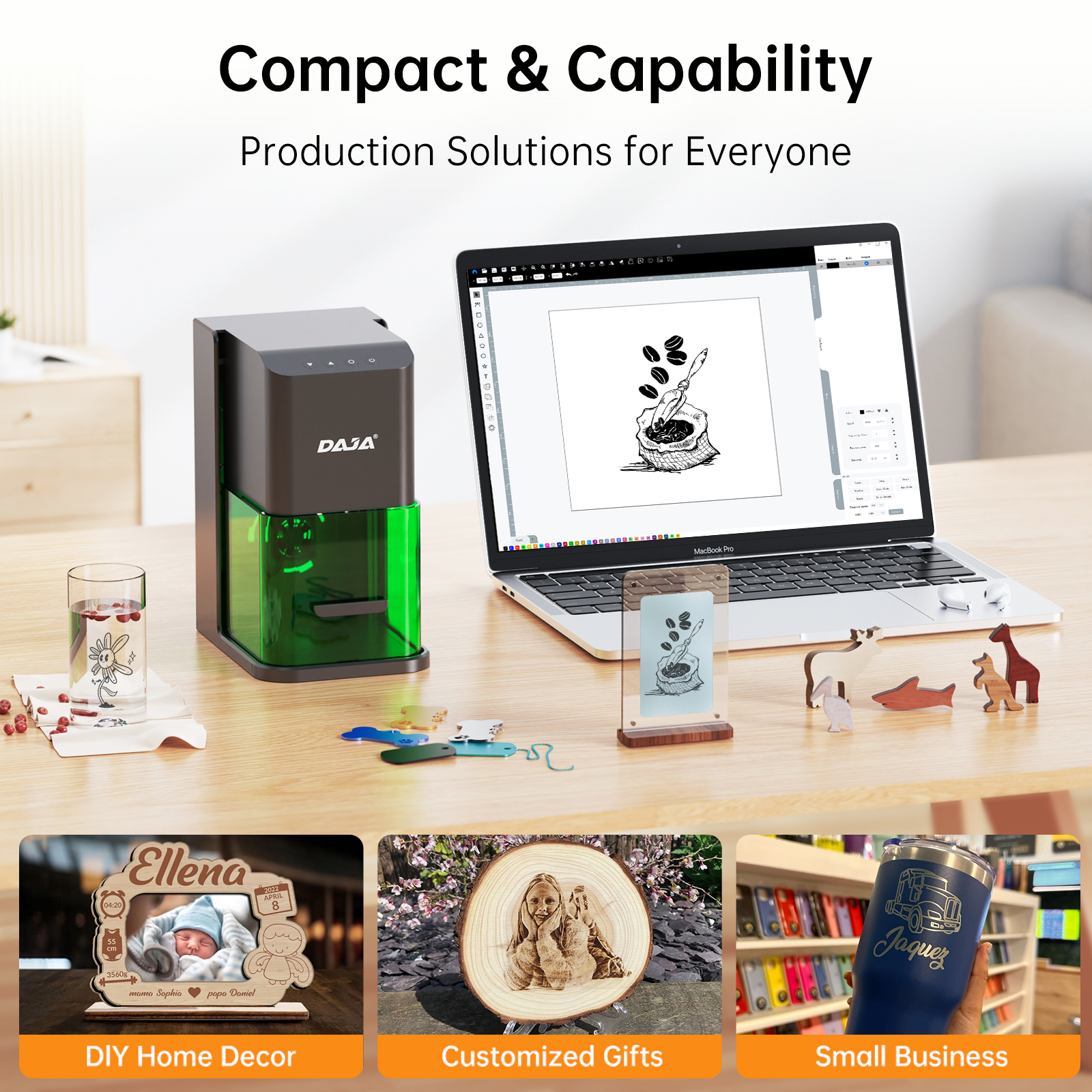 DAJA C1 ウルトラレーザー彫刻機 ガルバノメーター搭載 - Laser Marking Machine のレビューと価格